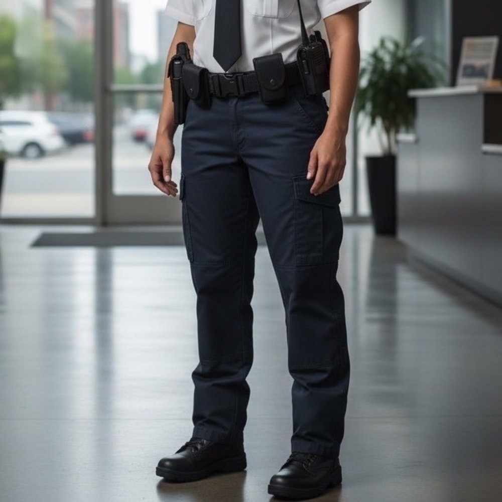 TRU-SPEC Navy Blue Ripstop Tactical Cargo‎ Pants Womens 28/32 Straight Leg Work